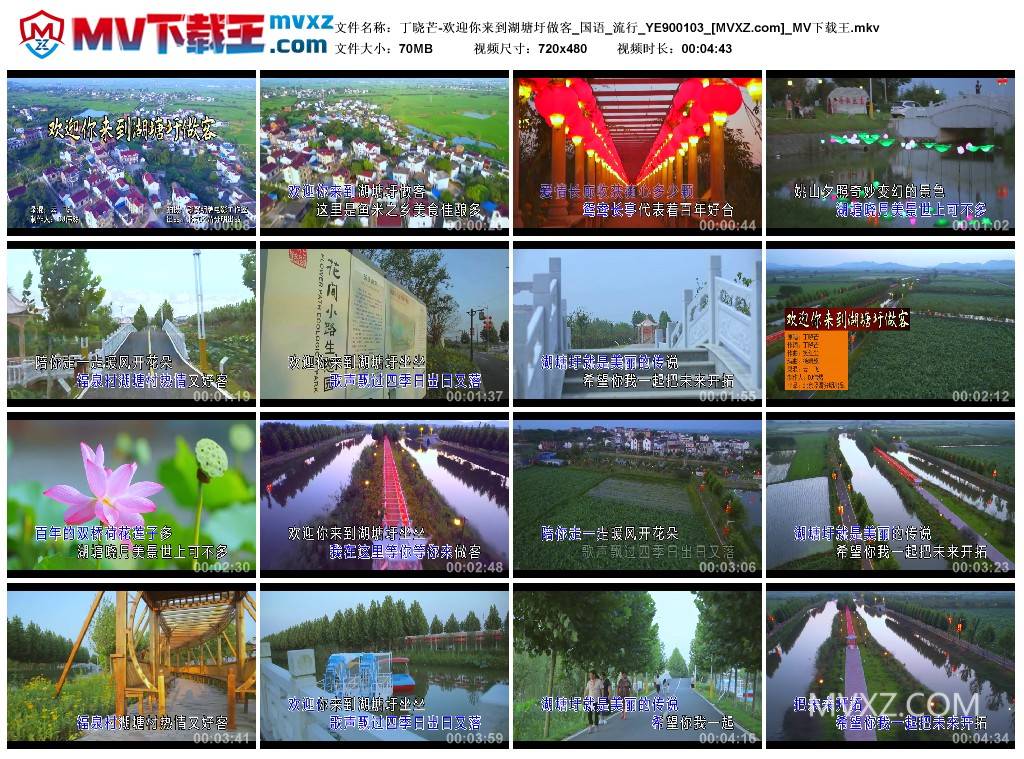 丁晓芒-欢迎你来到湖塘圩做客_国语_流行_YE900103